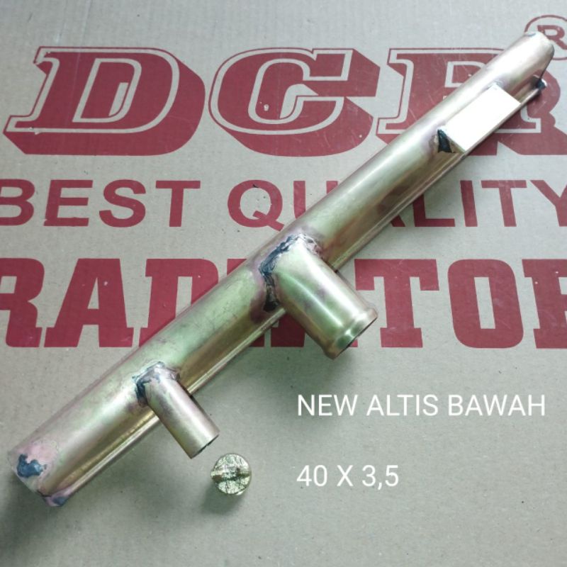 Jual ( COD ) Lower Tank TOYOTA NEW ALTIS Tangki Radiator Kuningan Bawah ...
