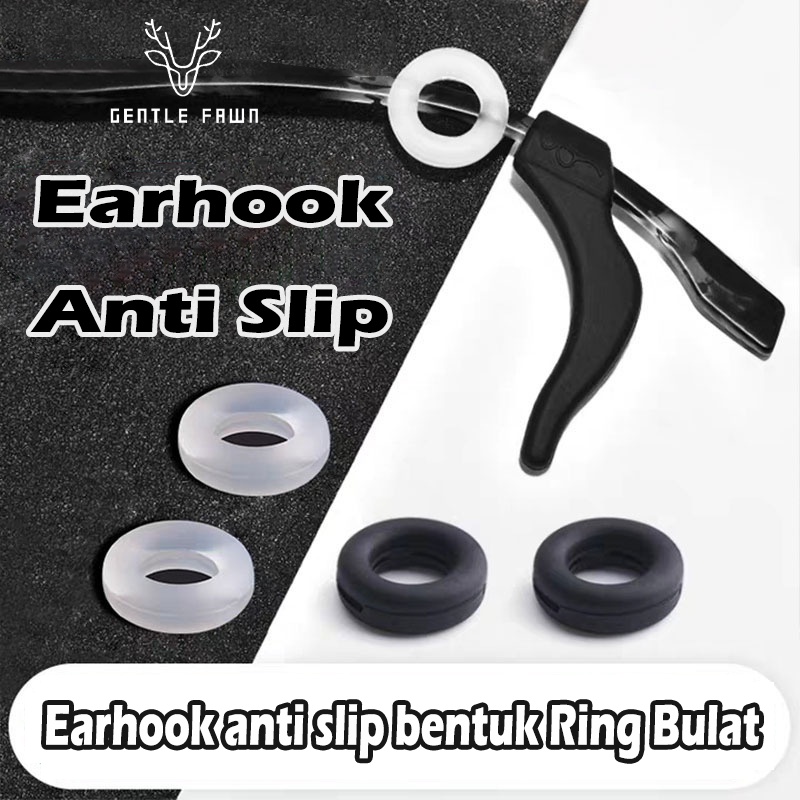 Jual GENTLE FAWN 1 pasang Earhook Kacamata Silicon/Anti slip Ear Hook