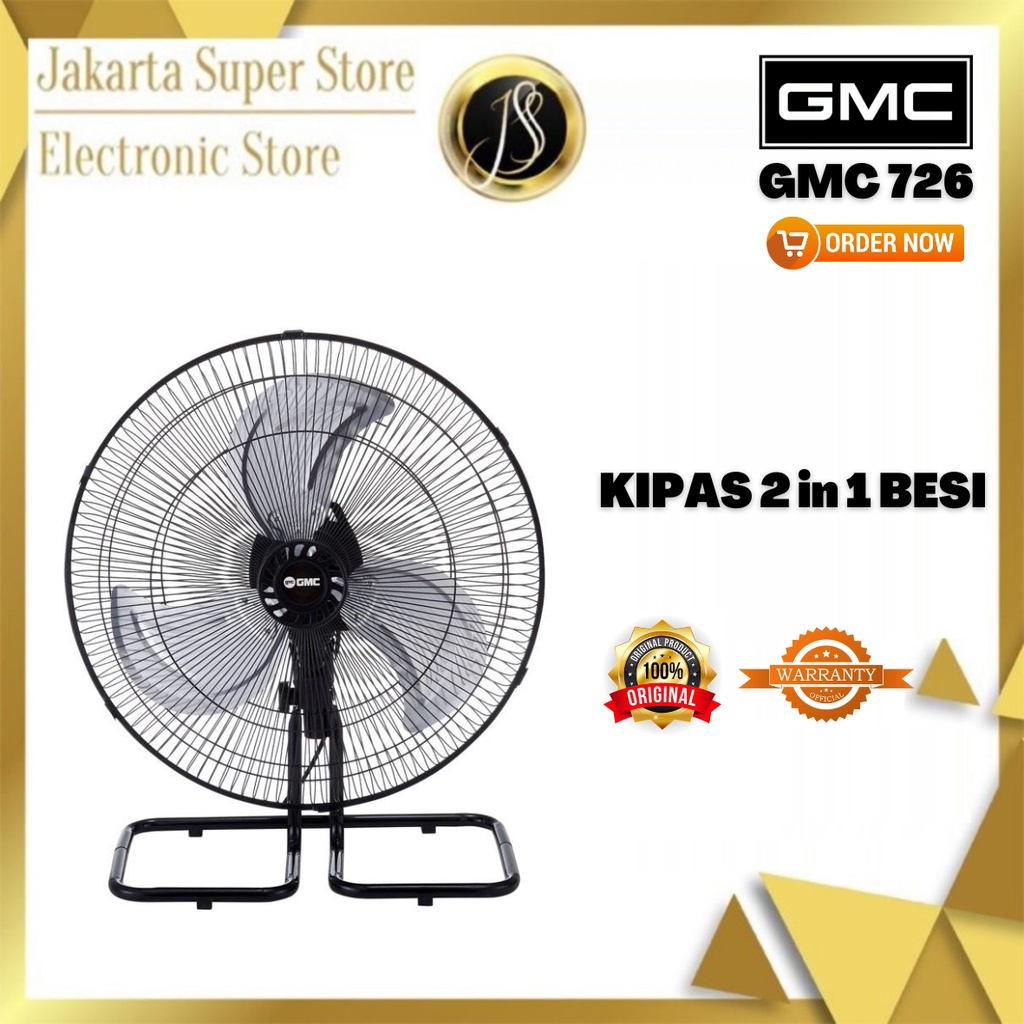 Jual Kipas Angin Meja Tornado Besi Gmc In Inch Shopee Indonesia