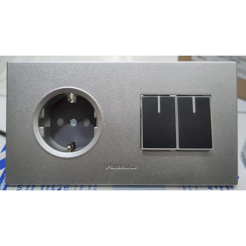Jual saklar panasonic inbow silver dan hitam(IB) SAKLAR ENGKEL/ENGKEL ...