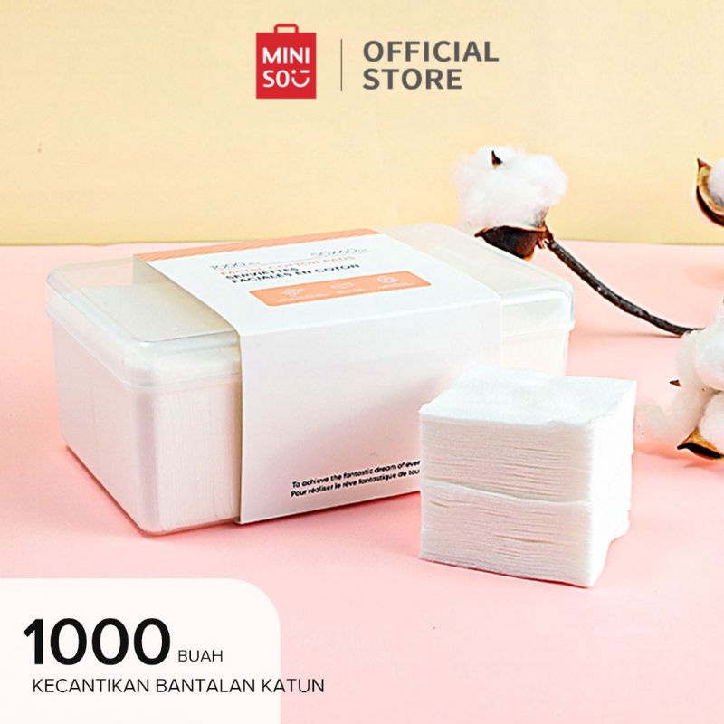 Jual Miniso Kapas tipis 1000 pcs + box | Shopee Indonesia