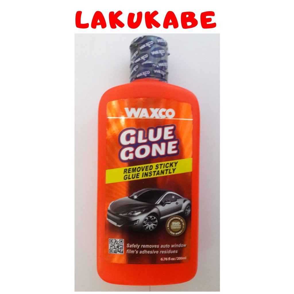 Jual STIKER REMOVER NODA BEKAS LEM LABEL WAXCO GLUE GONE 200ML di