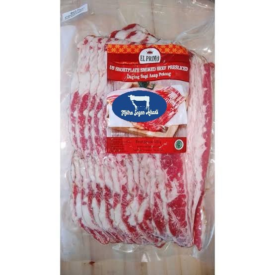 Jual El Primo Smoked Beef Us Shortplate Daging Asap Sapi Slice 500gr