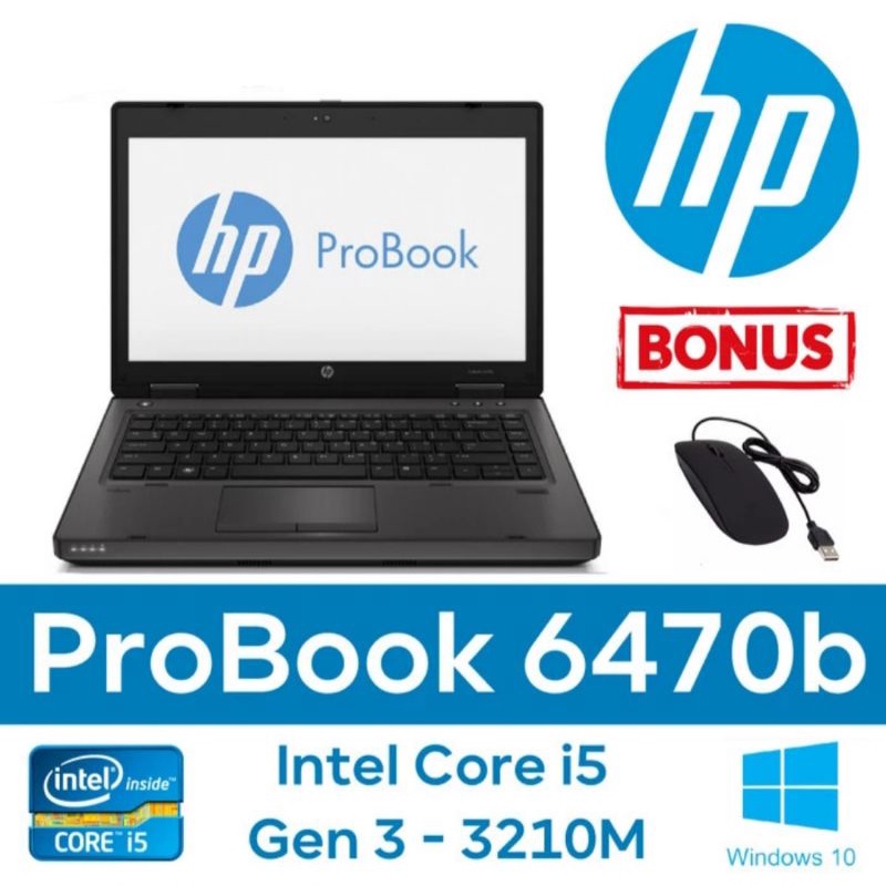 Jual Laptop Hp Probook 6470b Core i5 gen3//Free Tas & Mouse//Win10 ...