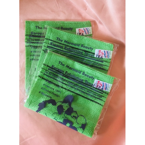 Jual 🇰🇷Korean Exfoliating Towel Handuk Lulur Scrub Daki Regular Size