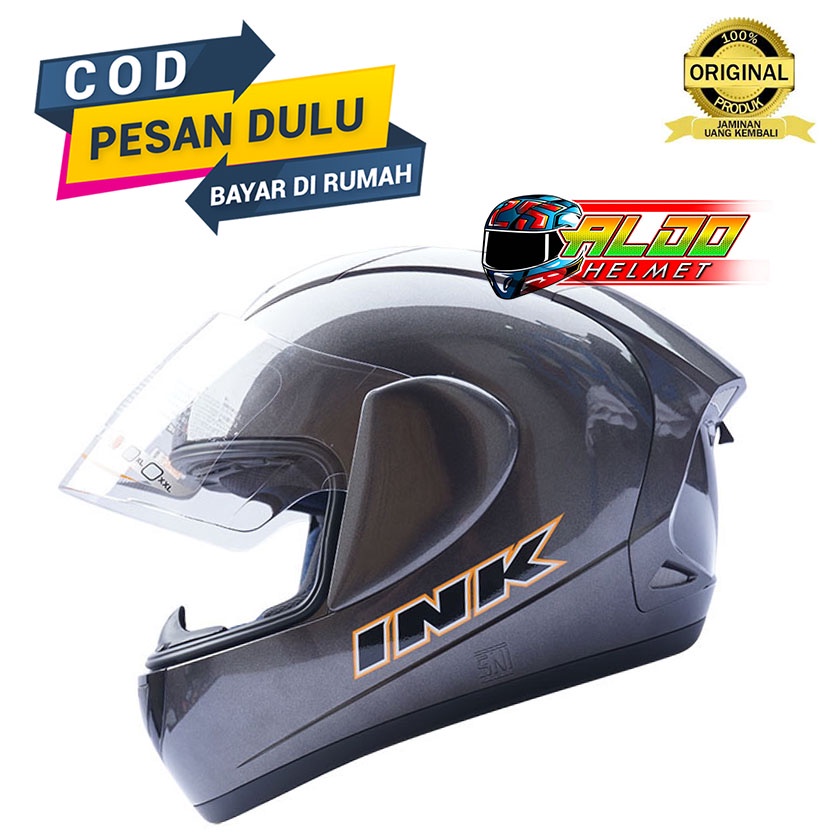 Jual HELM INK | INK CL-MAX | HELM INK CL MAX GUNMETAL ORIGINAL | Free ...