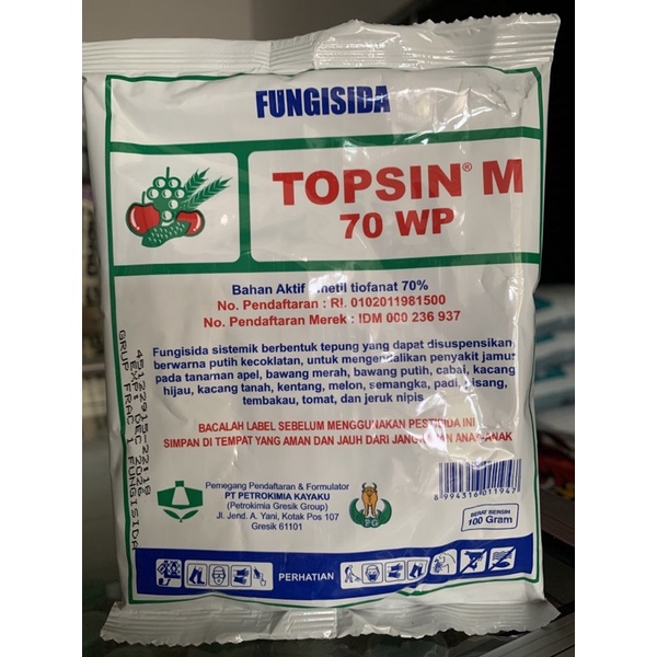 Jual Fungisida Topsin M 70 Wp 100 Gram Shopee Indonesia