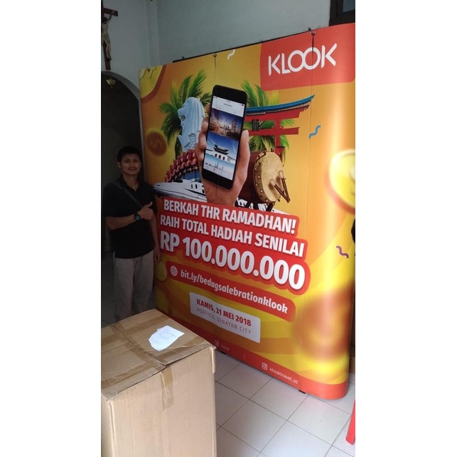 Jual Backwall Backdrop Pameran Backdrop Portable Modul X Plus Print Shopee Indonesia