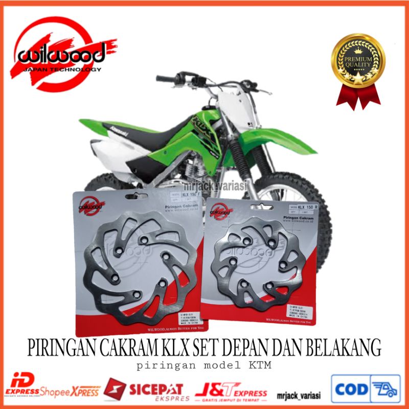 Jual Piringan Cakram Klx Model Ktm Set Piringan Klx Depan Belakang Disc Brake Klx Dtracker Set