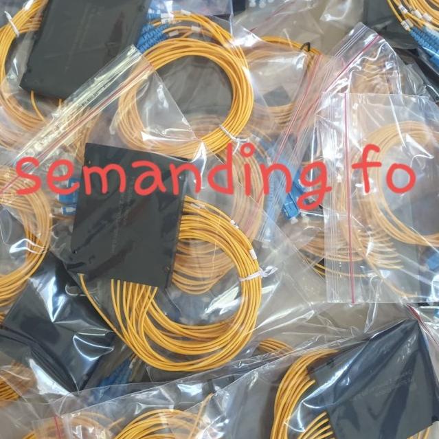 Jual Passive splitter / pasif spliter 1-8 modular SC merk SAM fiber ...