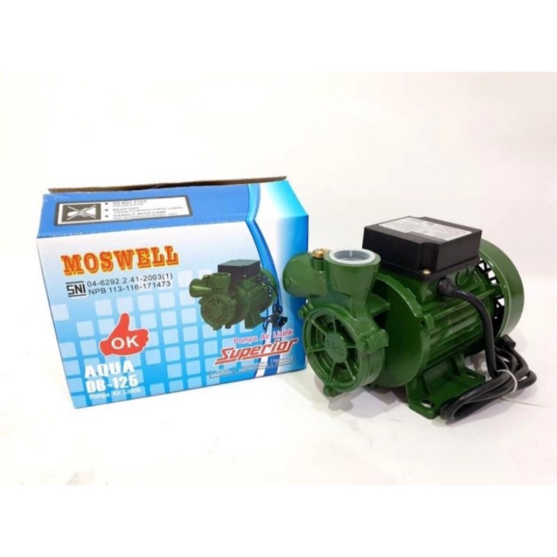 Jual Pompa Air Termurah MOSWELL Aqua DB-125 DB 125 Standard SNI 220v