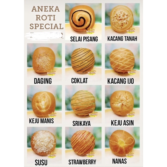 Jual Roti Satuan Reguler Wonder Aneka Isian - Oleh Oleh Salatiga ...