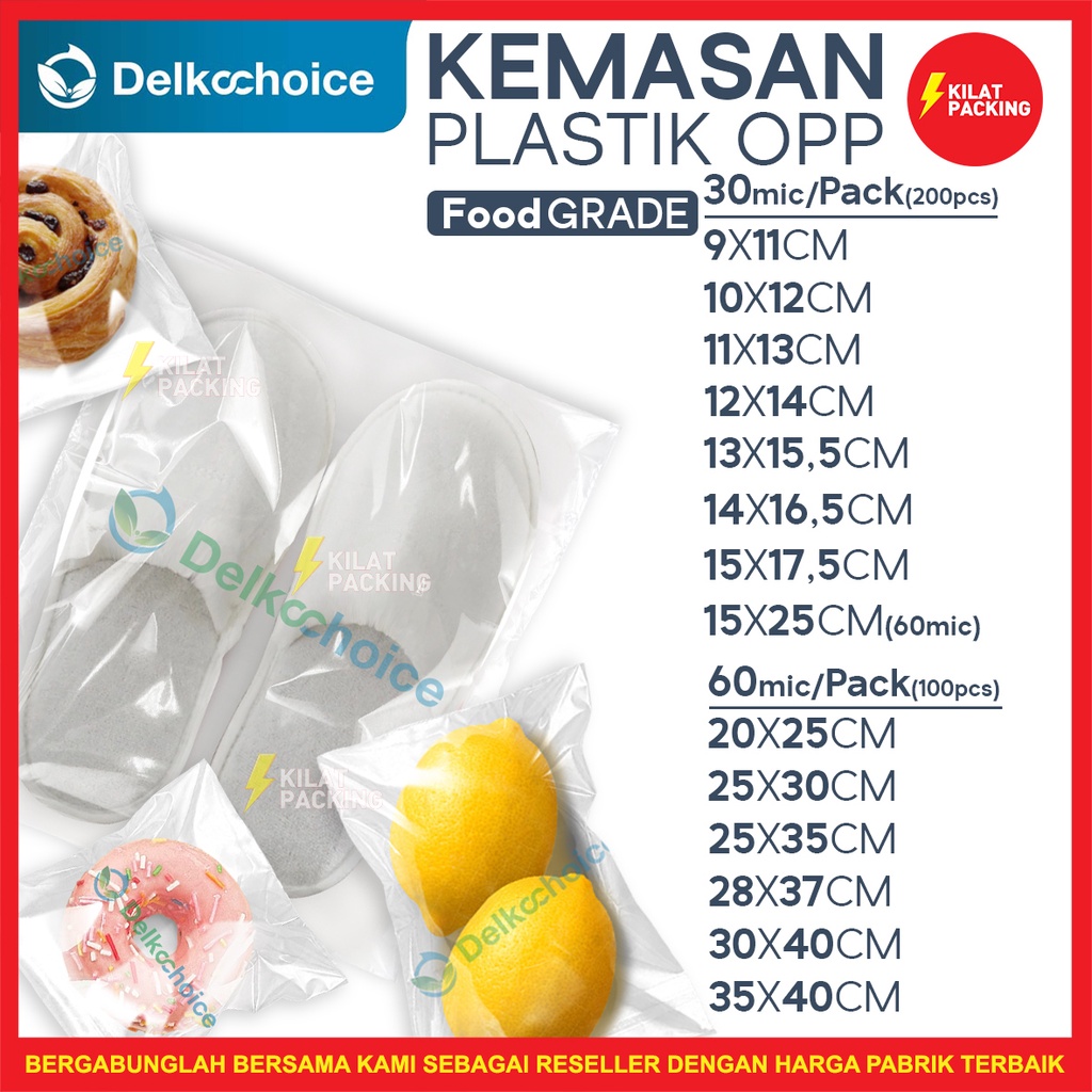 Jual Plastik Opp Seal Lem Plastik Baju Plastik Roti Plastik Makanan Shopee Indonesia 7721