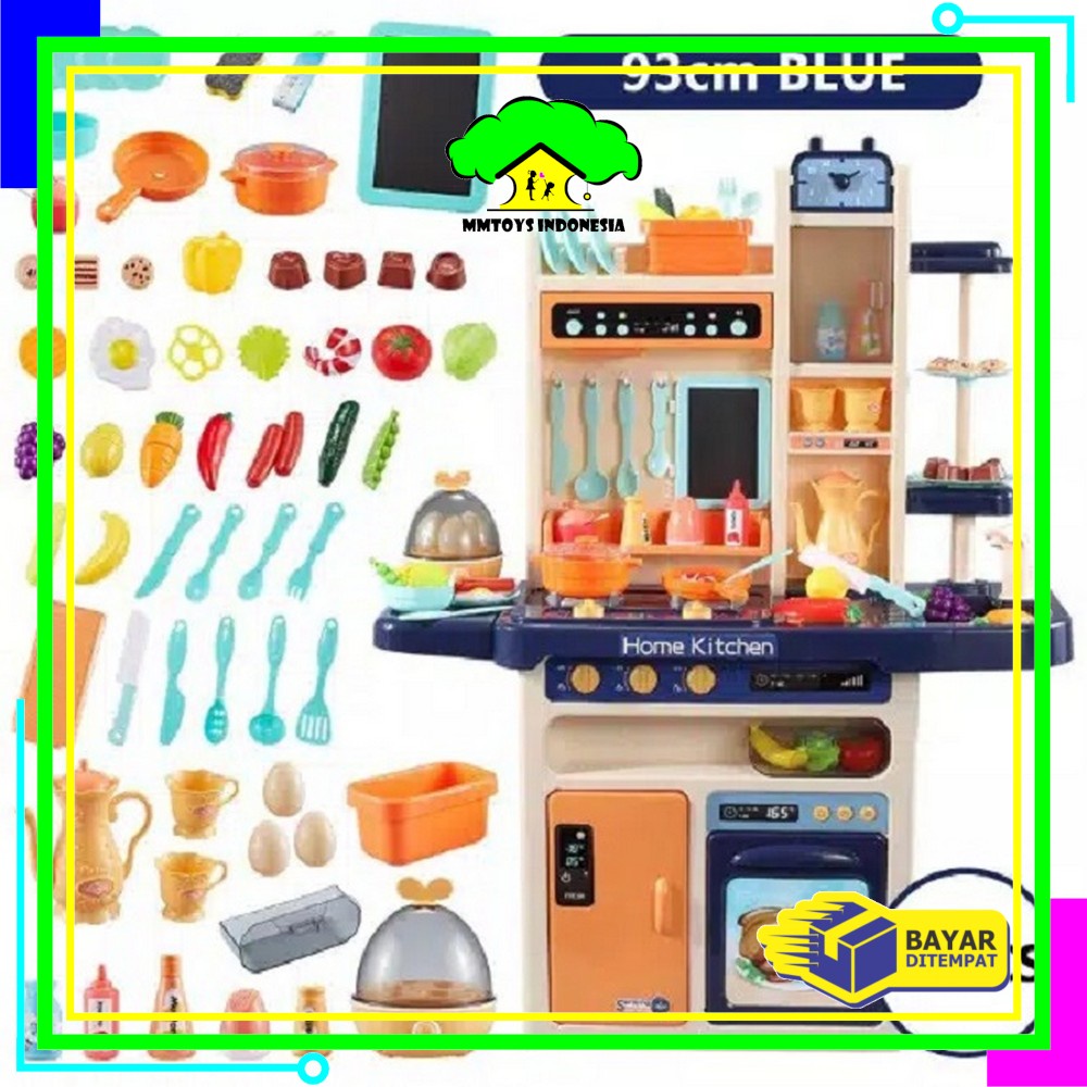 Jual MIM24 Mainan Spraying Mist Kitchen Set Isi 65PCS Mainan Masak