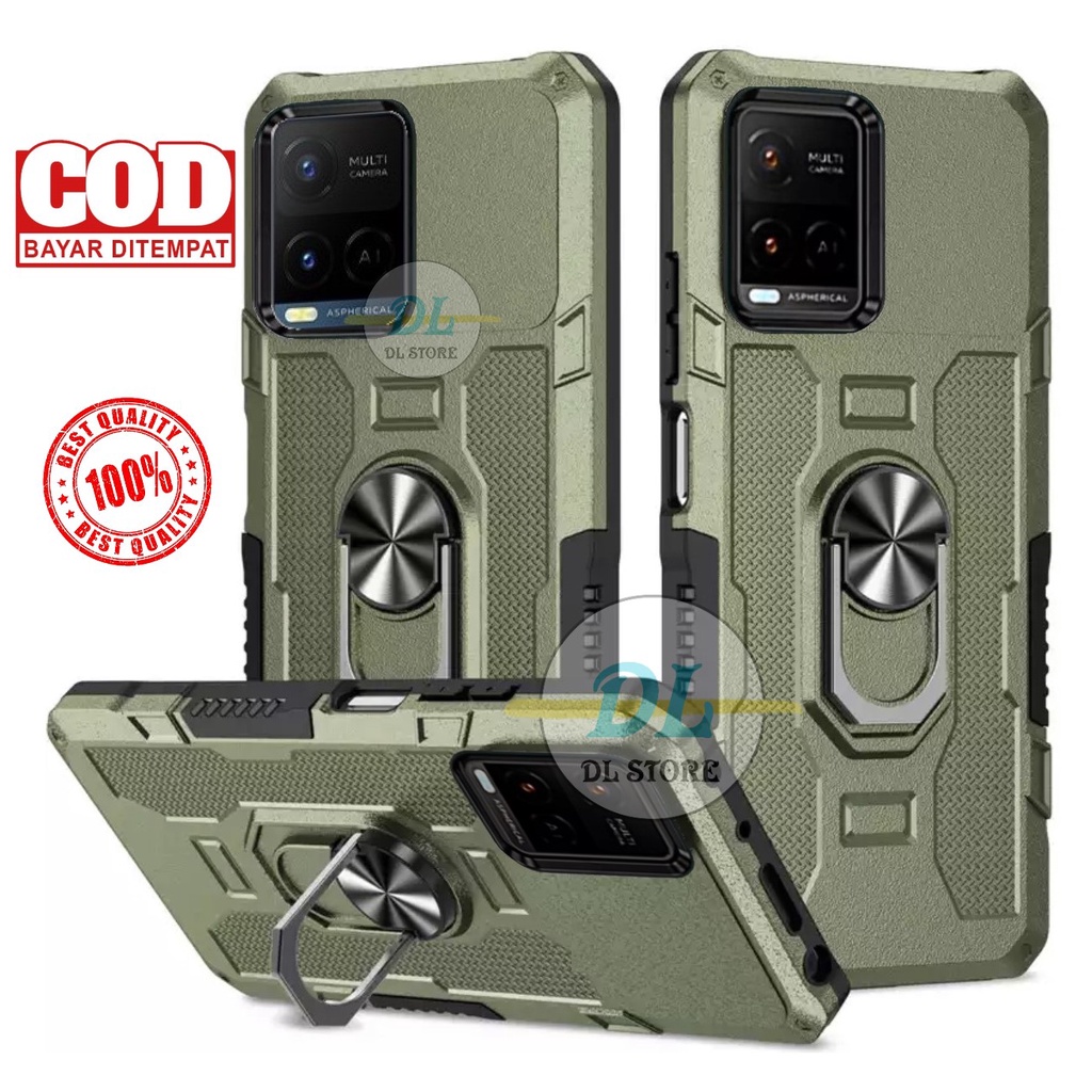 Jual Casing Untuk Vivo Y21/Y21s/Y21t/Y21a Hard Case Ring Armor Robot ...