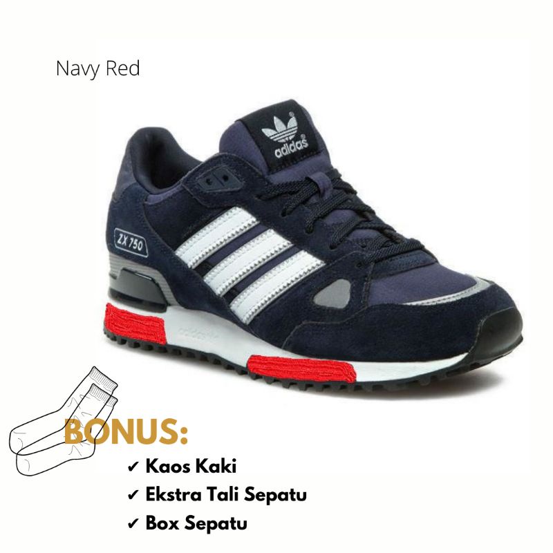 Sepatu Pria Adidas ZX 750, New Evolution, Sepatu Lari, Sepatu High Quality