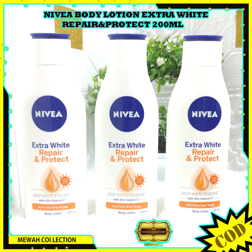 Jual Nivea Body Lotion Extra White Repair And Protect 200 Ml With 40x