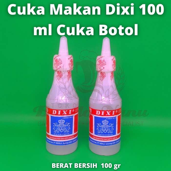 Jual Cuka Makan DIXI Cuka Botol 100 ml | Shopee Indonesia