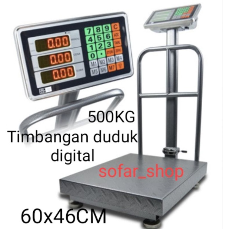 Jual Timbangan Duduk Digital Kapasitas Kg Kg Electrik Platform