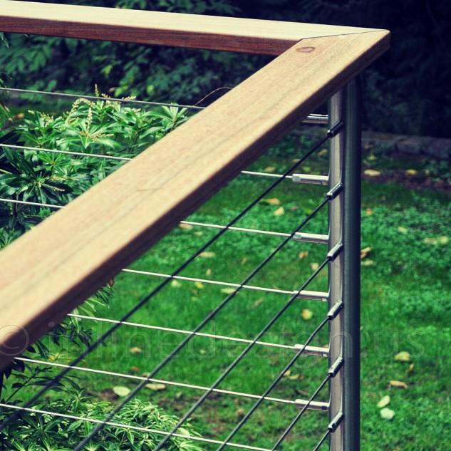 Jual Pagangan Railing Tangga Pagar Hand Rail Kayu Reling Gepeng - kayu ...