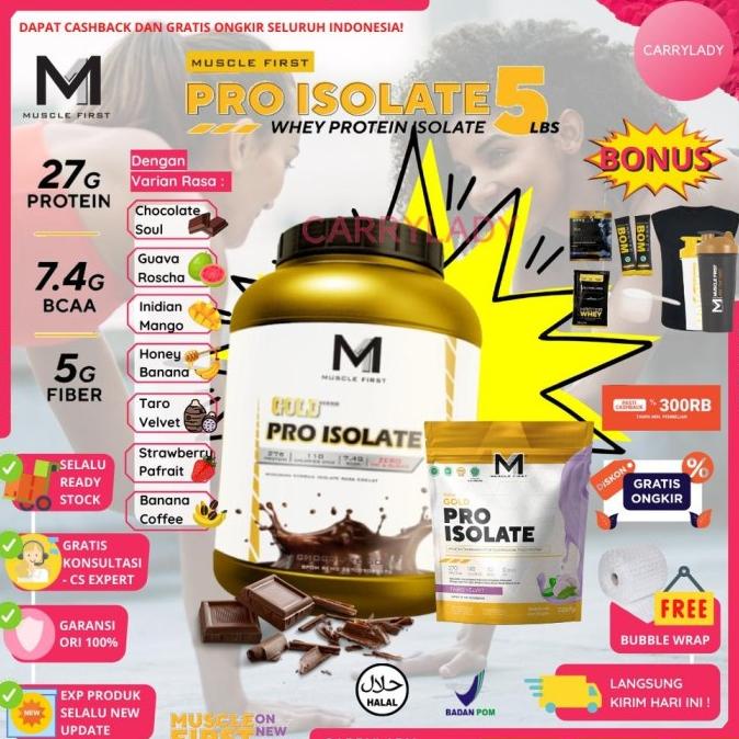 Jual MUSCLE FIRST GOLD SERIES M1 PRO ISOLATE MUSCLE FIRST WHEY PROTEIN ...