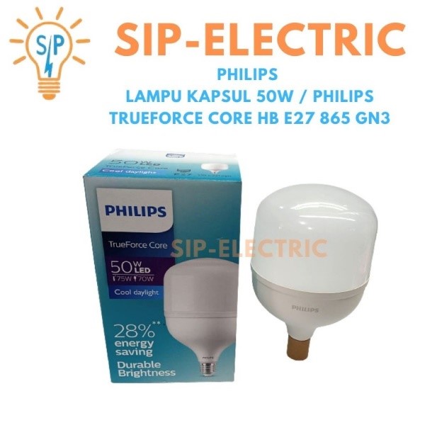 Jual PHILIPS LAMPU KAPSUL LED 50 W TFORCE CORE HB 50W E27 865 GN3 ...