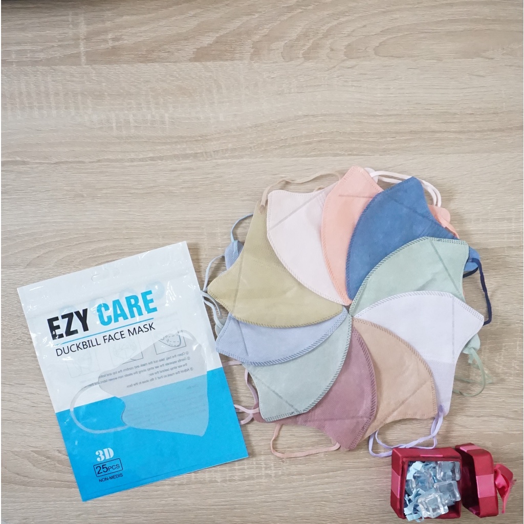 Jual MASKER DUCKBILL RAINBOW PASTEL EZYCARE 50PCS | Shopee Indonesia