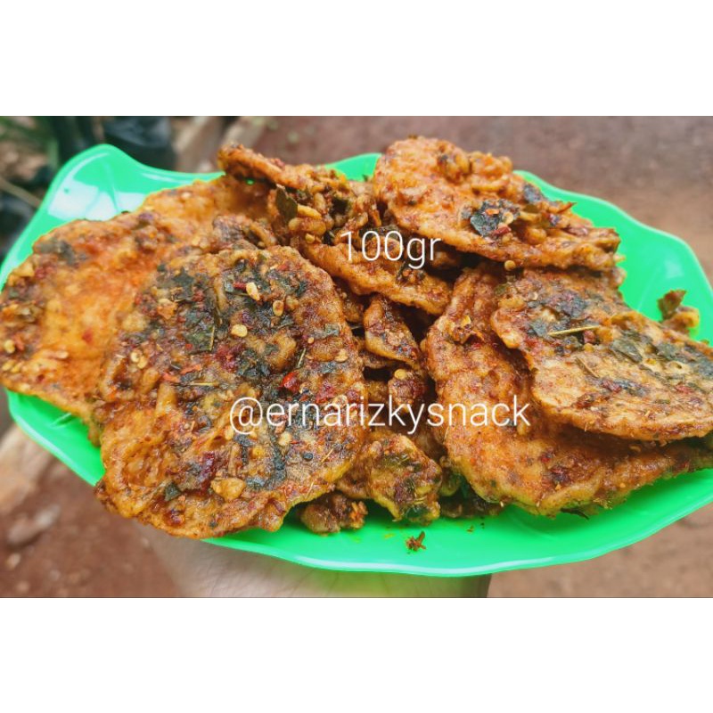 Jual KERIPIK TEMPE PEDAS DAUN JERUK 100gr | Shopee Indonesia