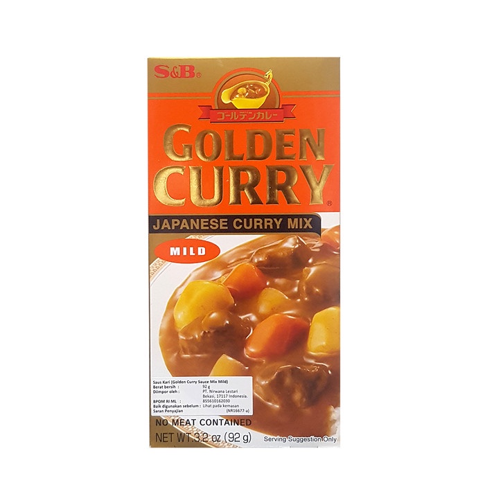 Jual S&B Golden Curry Japanese Mix Mild / Saus Kari 92 Gr | Shopee ...