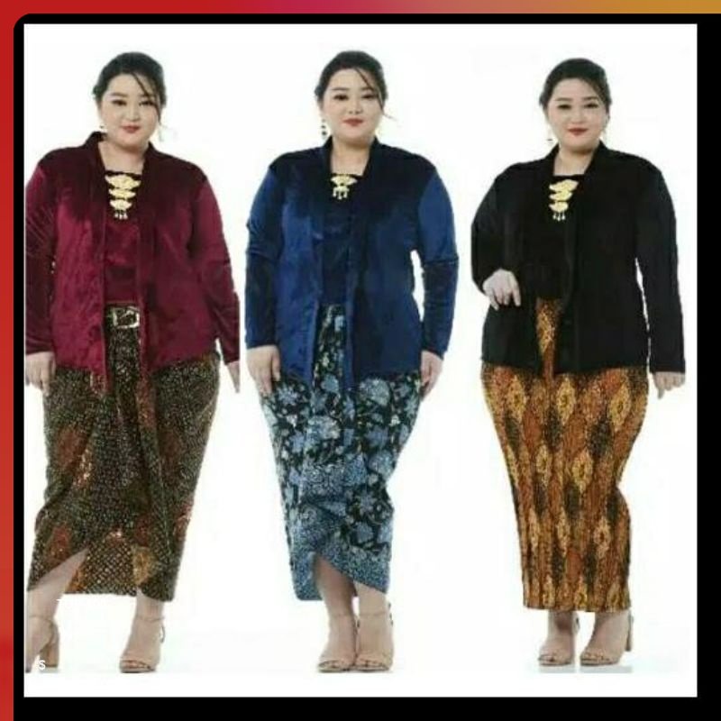 Jual Kebaya Wanita KEBAYA BLUDRU JUMBO KUTU BARU KARTINI BAJU ADAT