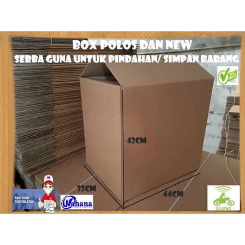 Jual Karton Box / Kardus Box ( Ukuran : Panjang 33 X Lebar 44 X Tinggi ...