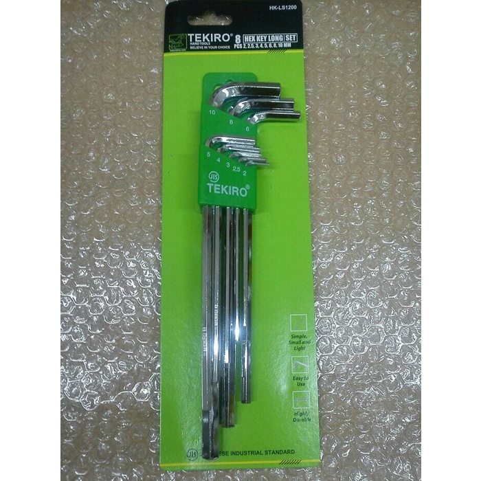 Jual Tekiro Kunci L Set Tekiro Panjang Pcs Pcs Long Hex Key Pcs