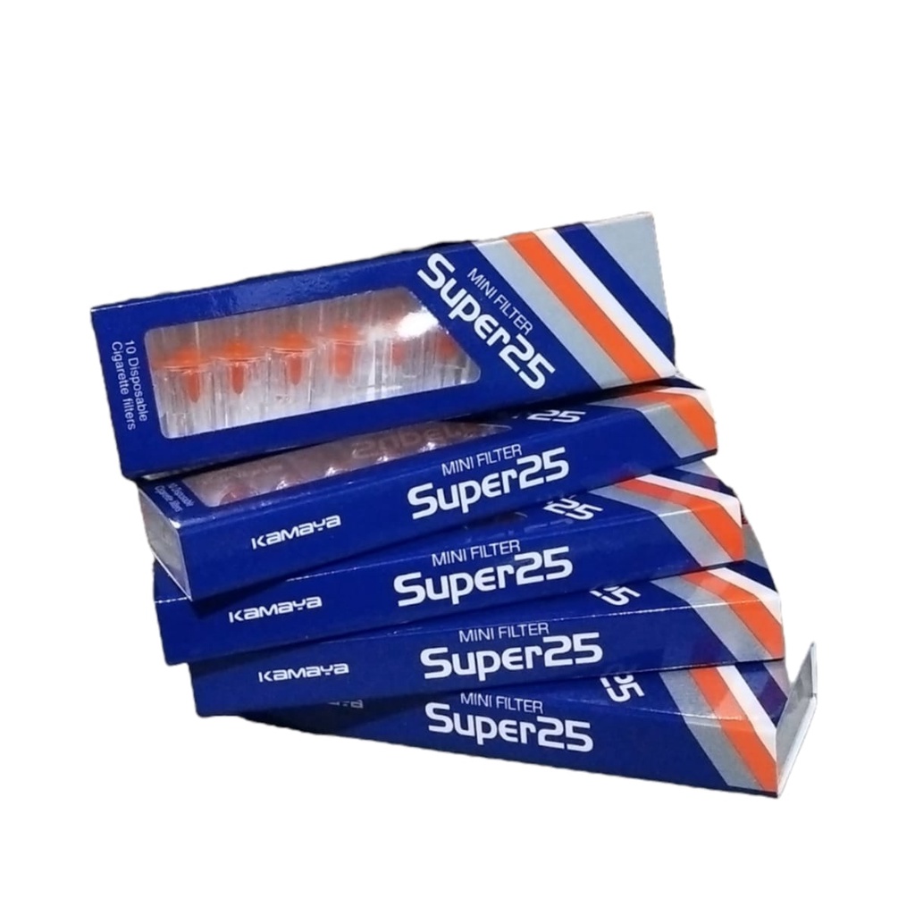 Jual Filter rokok Pipa Rokok Disposable Mini Filter SUPER25 (standard ...