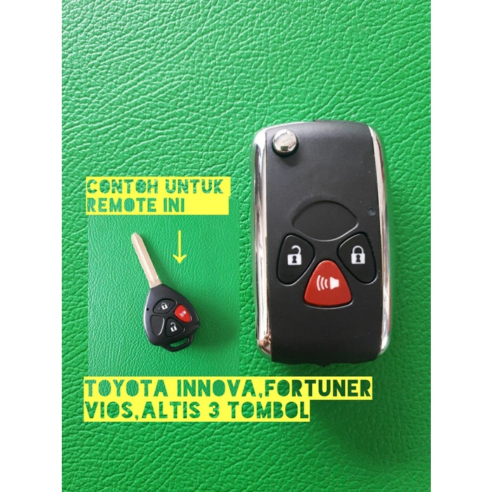 Jual casing kunci lipat filp key Toyota innova,Fortuner,vios,altis,3 ...