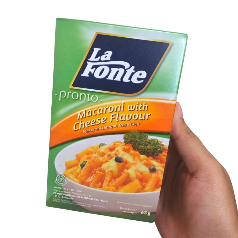 Jual 2X La Fonte Pronto Macaroni with Cheese Flavour Makaroni Rasa Keju ...