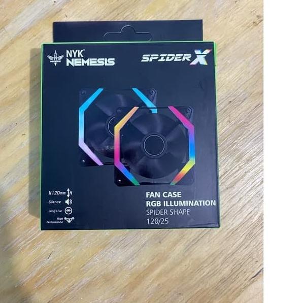 Jual FAN Casing Gaming NYK NEMESIS SPIDER X RGB 12Cm | Shopee Indonesia