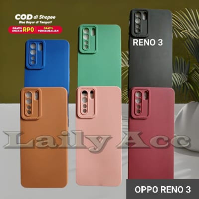 Jual Softcase Pro Camera OPPO RENO Case Macaron Shopee Indonesia