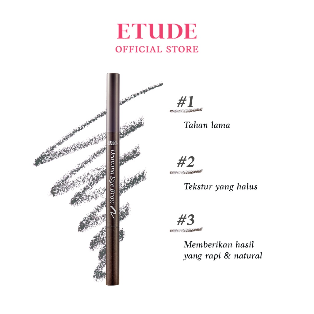 Jual Etude Drawing Eye Brow 04 Dark Gray | Shopee Indonesia