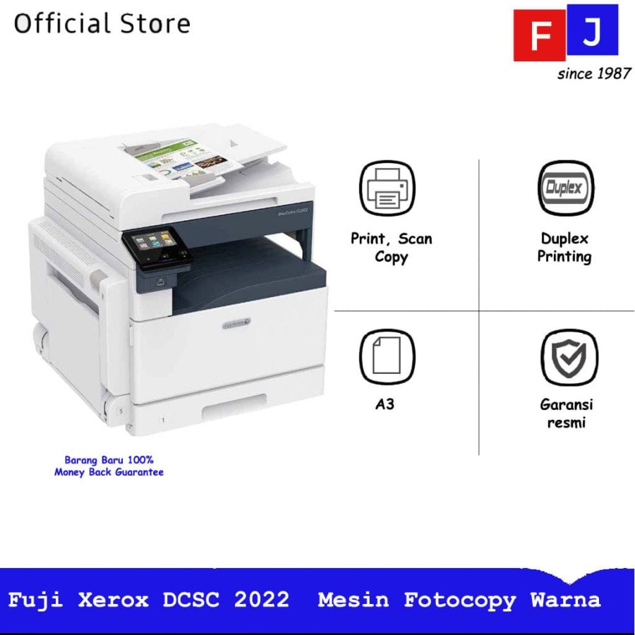 Jual Fuji Xerox Dcsc 2022 Mesin Fotocopy Warna Shopee Indonesia