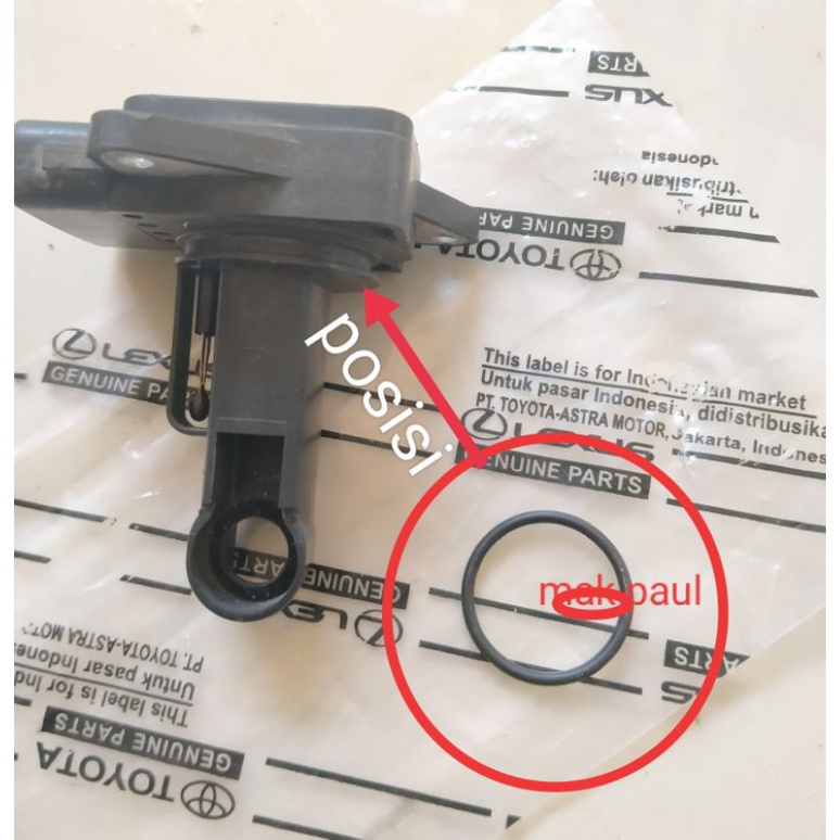 Jual seal sil o ring sensor air flow MAF YARIS INNOVA HILUX FORTUNER