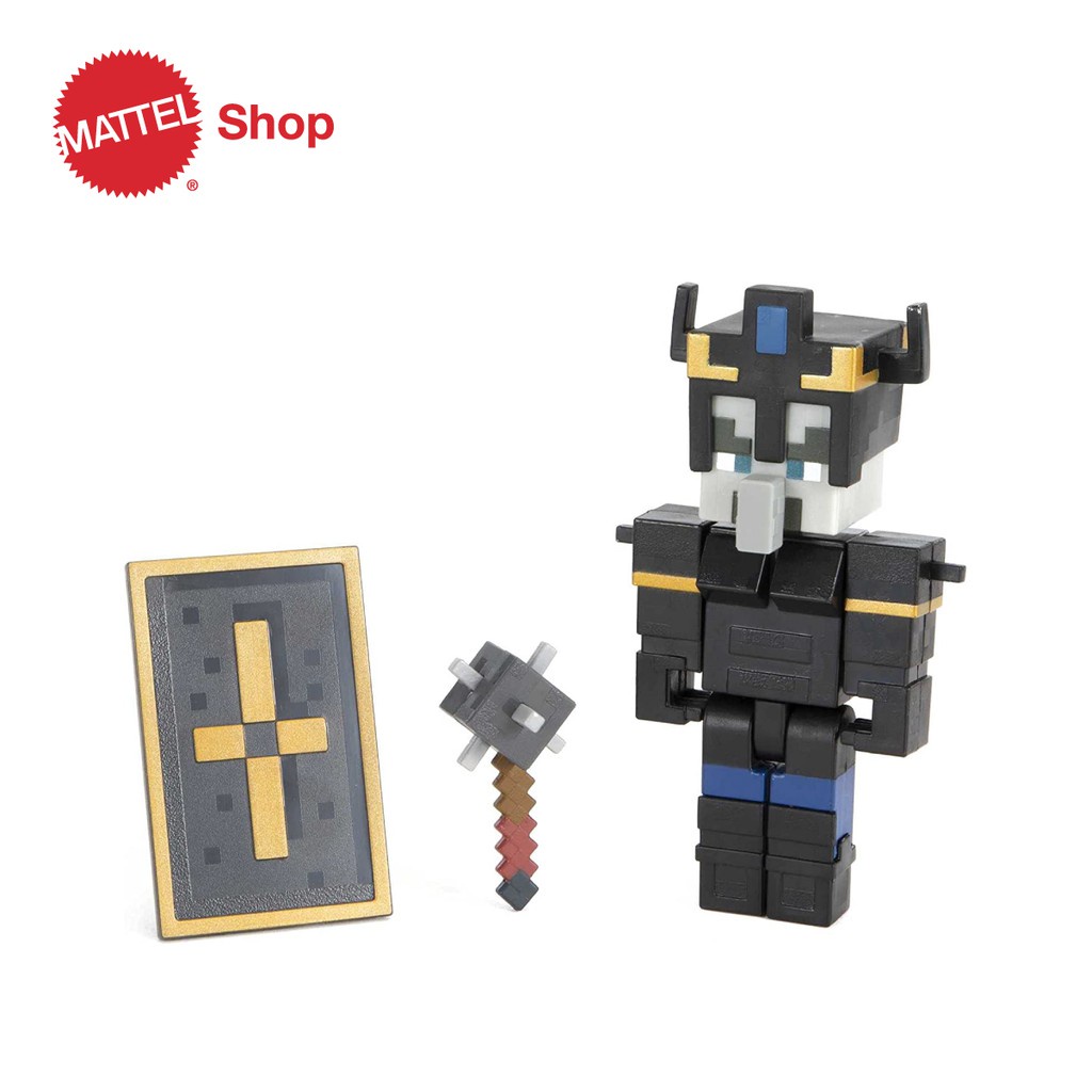 Mattel Minecraft Dungeons Figura Da Collezione 8,3 Cm – Personaggio Pake Battle Con Accessori, Giocattolo Per Bambini Dai 6 Anni