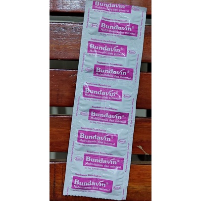 Jual Bundavin 10 Kaplet / Vitamin Ibu Hamil & Menyusui / Multivitamin ...