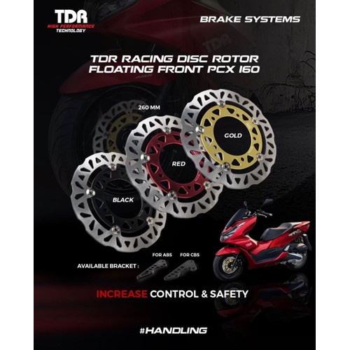 Jual Piringan Cakram TDR PCX 160 Disc Rotor Floating Front (260MM ...