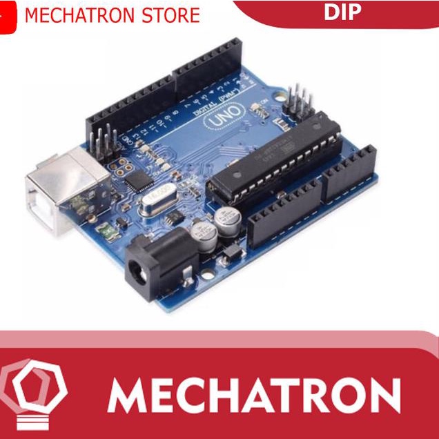 Jual ARDUINO UNO R3 DIP IC ATMEGA328 ATMEGA 16U2 Compatible | Shopee ...