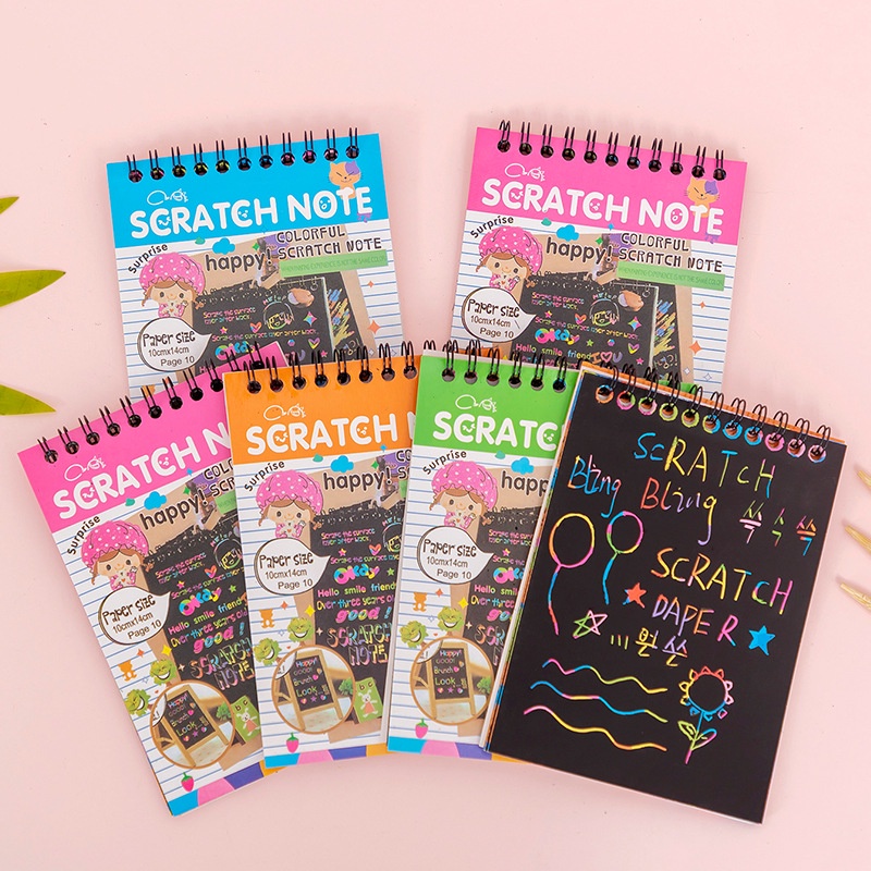 Jual Scratch Note Magic / Buku Gambar Gores Magic | Shopee Indonesia