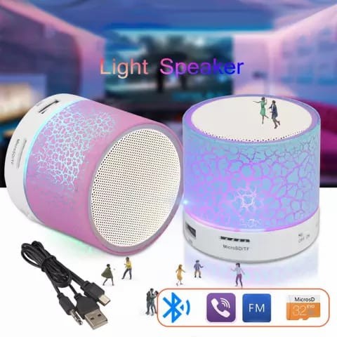 Jual Speaker Bluetooth S Motif Retak Crack Effect Mini Spiker S