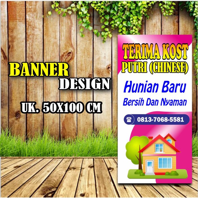 Jual Spanduk Banner Kontrakan, Kos Wanita, Bagus Murah | Shopee Indonesia