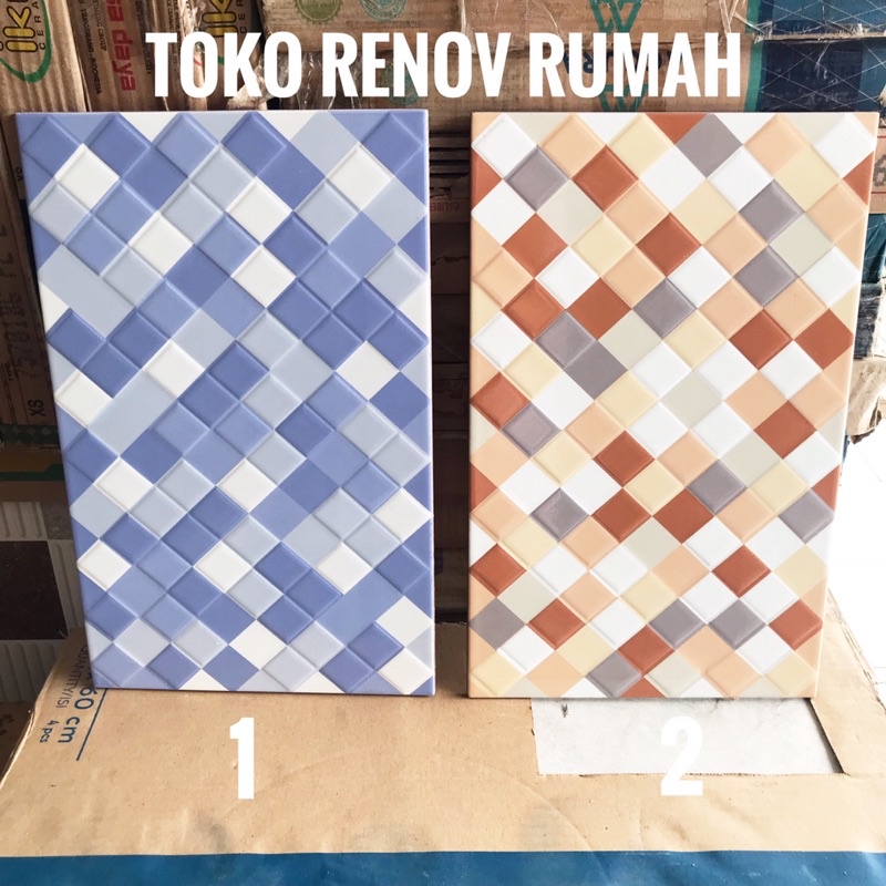 Jual keramik dinding 25x40 mozaik/ keramik dinding kamar mandi/ keramik