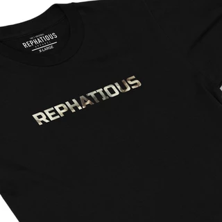 Rephatious T-shirt "Rpts412" Black Cotton Combed 24s