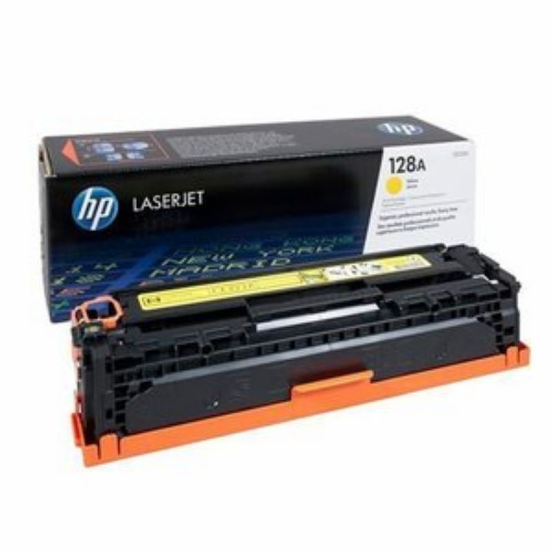 Jual TONER HP LASERJET 128A ( CE322A ) yellow original | Shopee Indonesia